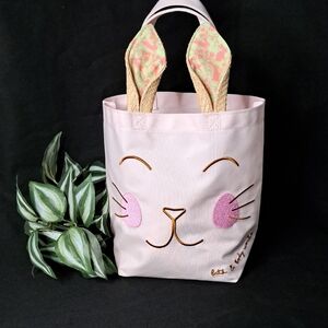 Cute Pink Bunny Bath and Body Tote Bag